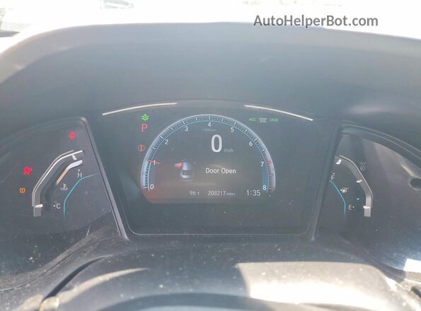 2HGFC2F64MH515336 2021 HONDA CIVIC Silver Вид щитка приладів
