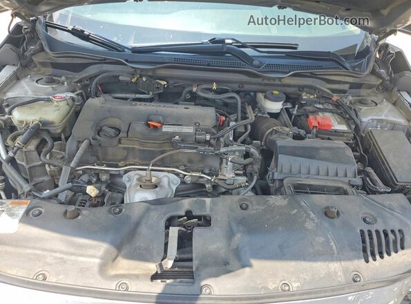 2HGFC2F64MH515336 2021 HONDA CIVIC Silver Вид задньої частини салону