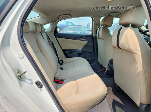 2HGFC2F65GH501854 2016 HONDA CIVIC White Вид задніх сидінь