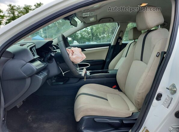 2HGFC2F65GH501854 2016 HONDA CIVIC White Вид салону спереду