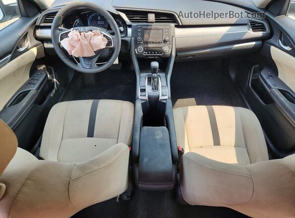 2HGFC2F65GH501854 2016 HONDA CIVIC White Вид панелі приладів