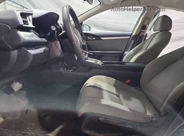 2HGFC2F65KH549055 2019 HONDA CIVIC Charcoal Front interior view