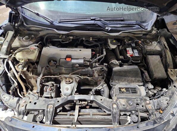 2HGFC2F65KH549055 2019 HONDA CIVIC Charcoal Rear interior view