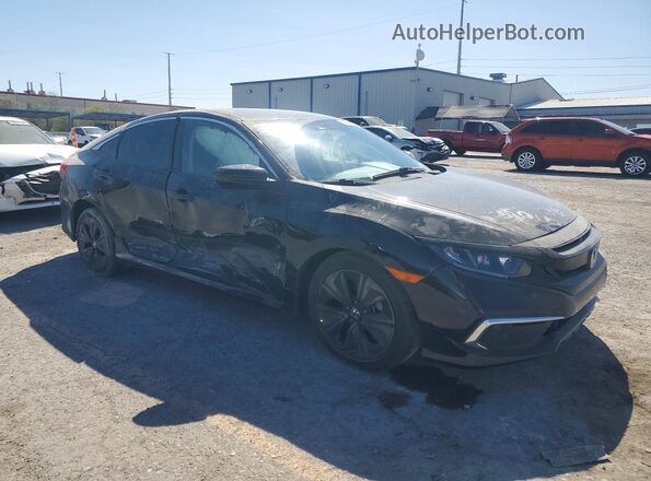 2HGFC2F65KH569838 2019 HONDA CIVIC Black წინა მარჯვენა