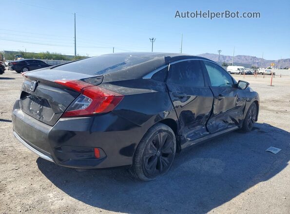 2HGFC2F65KH569838 2019 HONDA CIVIC Black უკანა მარჯვენა