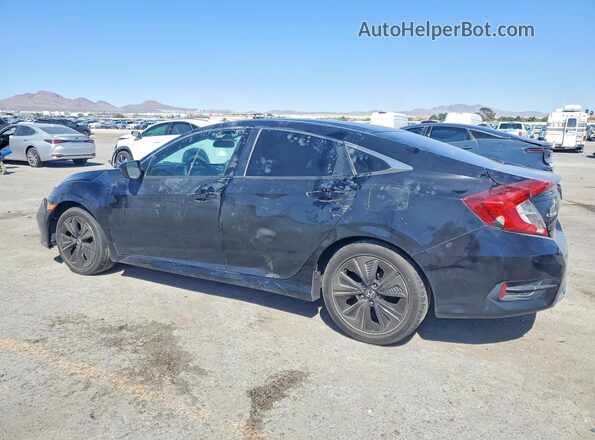2HGFC2F65KH569838 2019 HONDA CIVIC Black უკანა მარცხენა