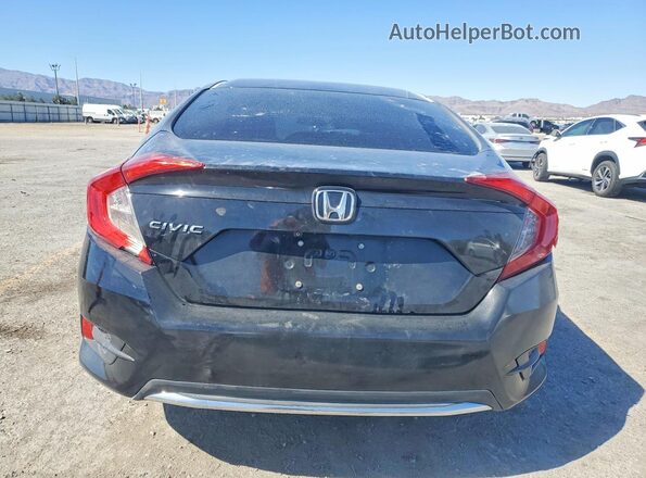 2HGFC2F65KH569838 2019 HONDA CIVIC Black უკანა ხედი