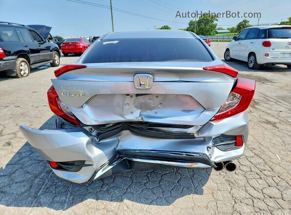 2HGFC2F65LH523086 2020 HONDA CIVIC Silver Vista trasera