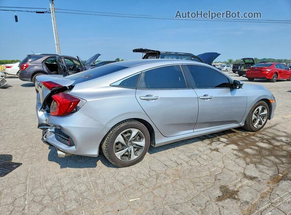 2HGFC2F65LH523086 2020 HONDA CIVIC Silver Trasero derecho