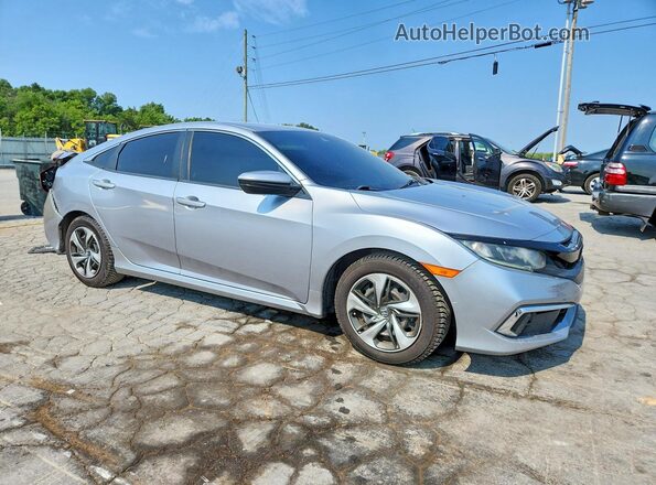 2HGFC2F65LH523086 2020 HONDA CIVIC Silver Delantero derecho