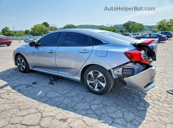 2HGFC2F65LH523086 2020 HONDA CIVIC Silver Trasero izquierdo
