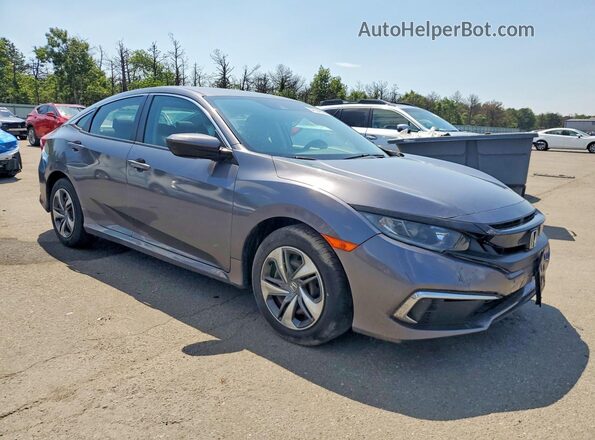 2HGFC2F65LH528885 2020 HONDA CIVIC Gray Передня права чверть