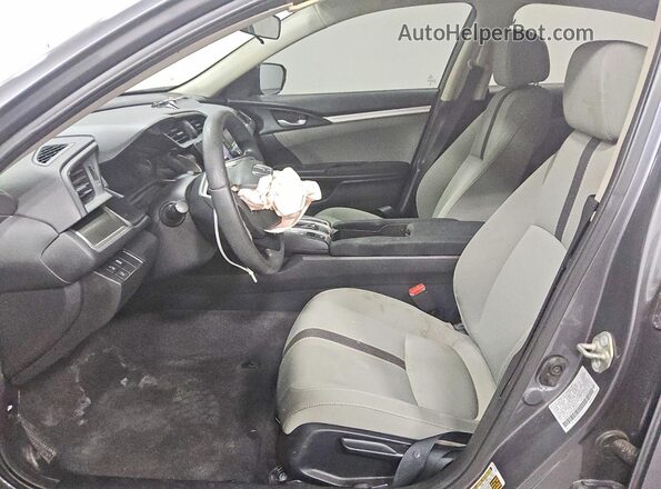 2HGFC2F65LH530314 2020 HONDA CIVIC Серый Вид салона спереди