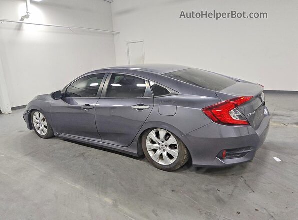 2HGFC2F65LH530314 2020 HONDA CIVIC Серый Задняя левая четверть
