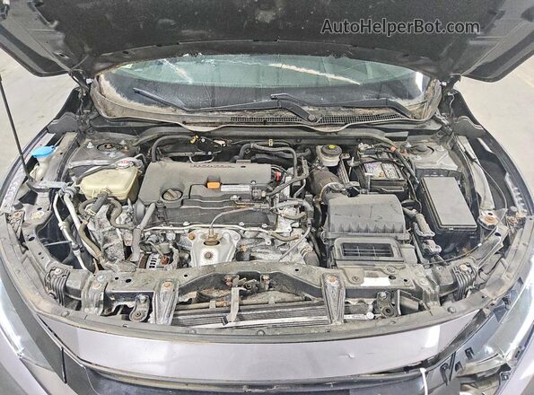 2HGFC2F65LH530314 2020 HONDA CIVIC Серый Вид задней части салона