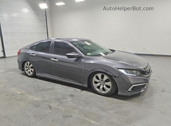 2HGFC2F65LH530314 2020 HONDA CIVIC Серый Передняя правая четверть