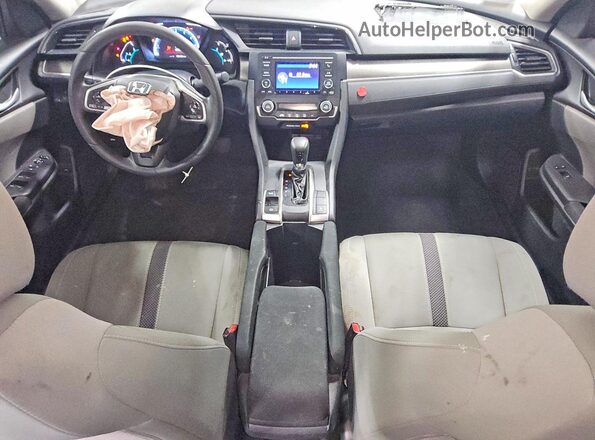 2HGFC2F65LH530314 2020 HONDA CIVIC Серый Вид панели приборов