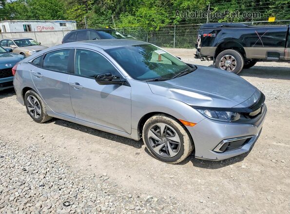 2HGFC2F65LH540986 2020 HONDA CIVIC Silver Передня права чверть