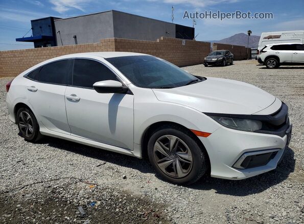 2HGFC2F65LH545797 2020 HONDA CIVIC White Передня права чверть