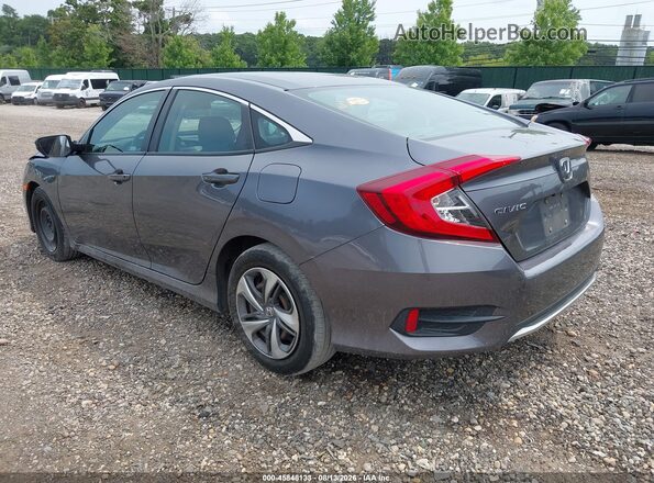 2HGFC2F65LH575642 2020 HONDA CIVIC Gray Rear left