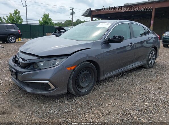 2HGFC2F65LH575642 2020 HONDA CIVIC Gray Front view
