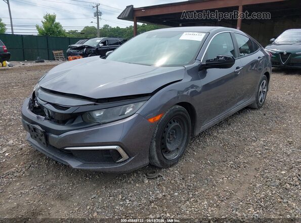 2HGFC2F65LH575642 2020 HONDA CIVIC Gray Front left