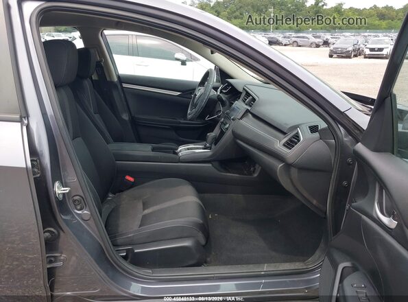 2HGFC2F65LH575642 2020 HONDA CIVIC Gray Front interior view