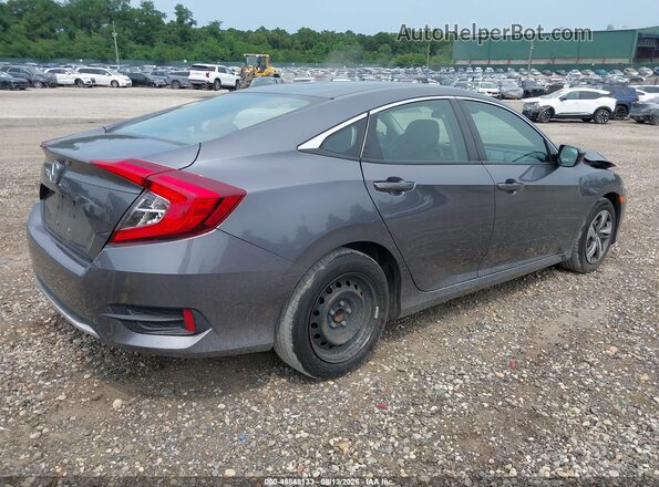 2HGFC2F65LH575642 2020 HONDA CIVIC Gray Rear right