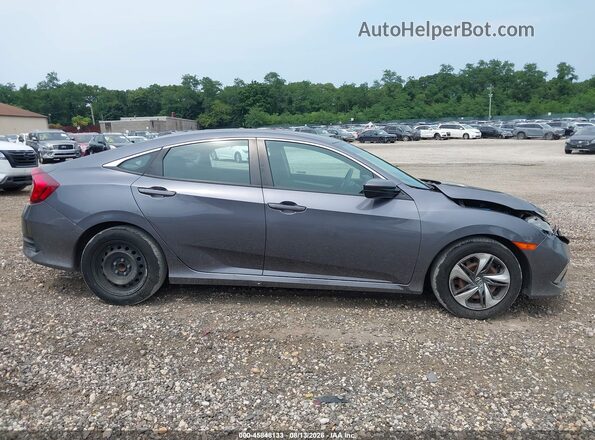 2HGFC2F65LH575642 2020 HONDA CIVIC Gray Rear interior view