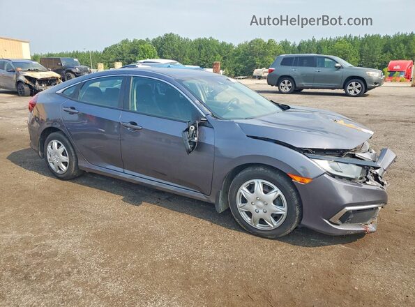 2HGFC2F65LH580744 2020 HONDA CIVIC Gray Front right