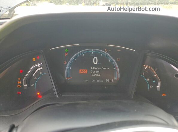 2HGFC2F65LH580744 2020 HONDA CIVIC Gray Instrument cluster view