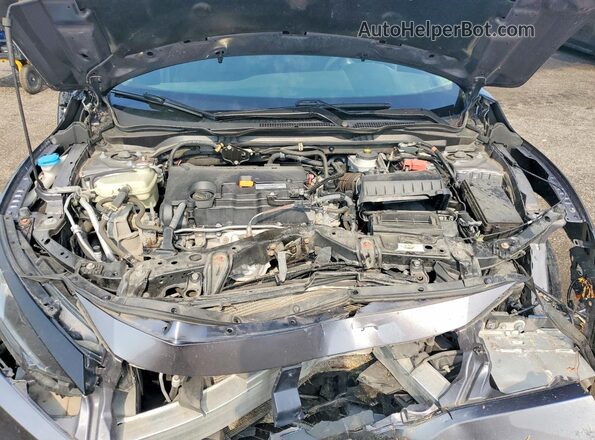 2HGFC2F65LH580744 2020 HONDA CIVIC Gray Rear interior view