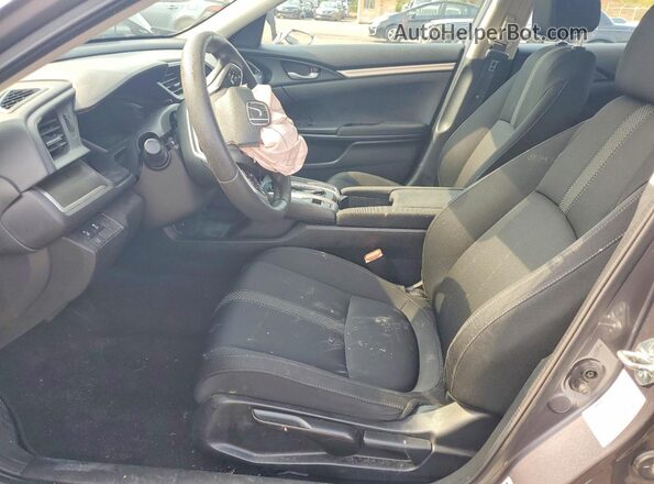 2HGFC2F65LH580744 2020 HONDA CIVIC Gray Front interior view