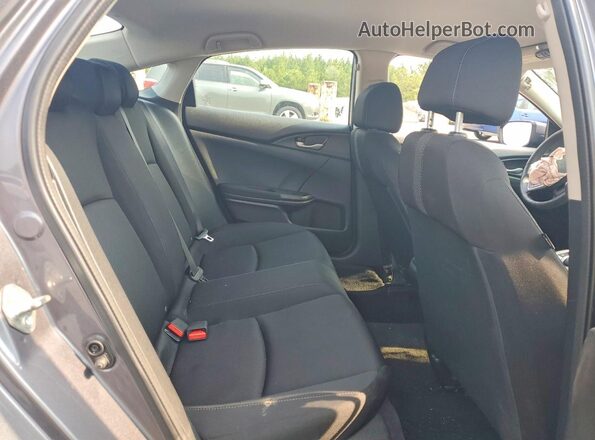 2HGFC2F65LH580744 2020 HONDA CIVIC Gray Rear seats view