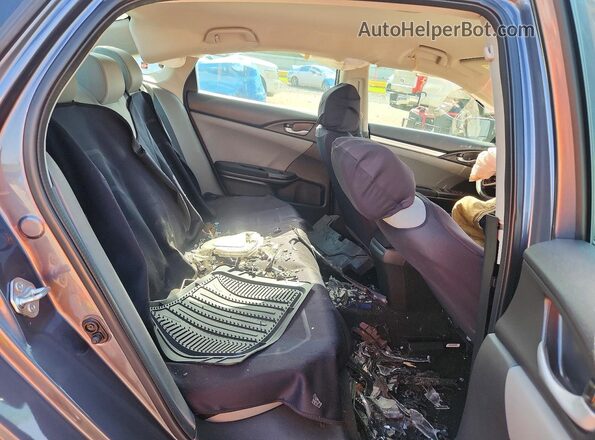 2HGFC2F65MH528158 2021 HONDA CIVIC Gray Вид задніх сидінь