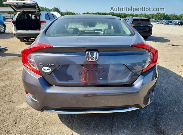2HGFC2F65MH528158 2021 HONDA CIVIC Gray Вид ззаду