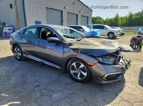 2HGFC2F65MH528158 2021 HONDA CIVIC Gray Передня права чверть