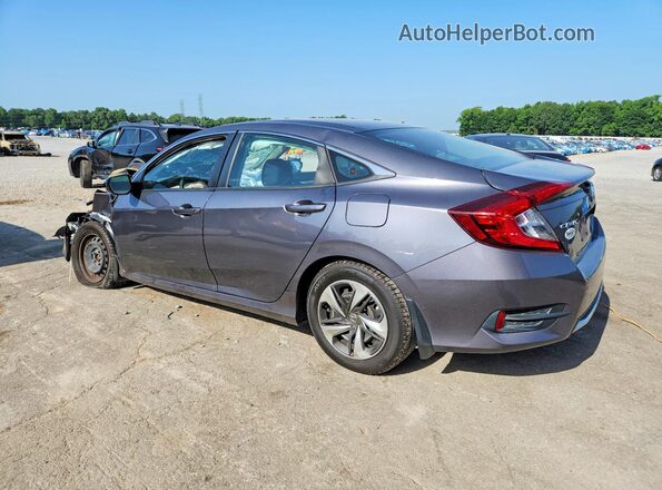 2HGFC2F65MH528158 2021 HONDA CIVIC Gray Задня ліва чверть
