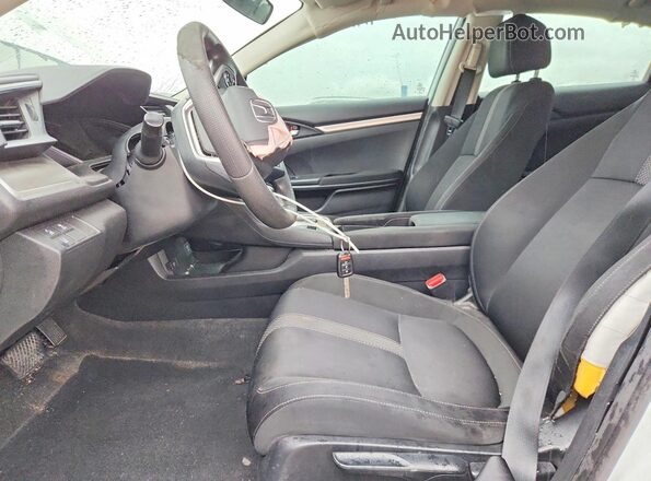 2HGFC2F65MH554517 2021 HONDA CIVIC White Widok wnętrza z przodu