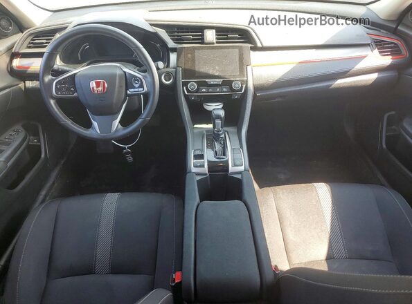 2HGFC2F66JH039182 2018 HONDA CIVIC Silver Dashboard view