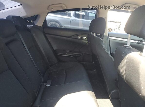 2HGFC2F66JH039182 2018 HONDA CIVIC Silver Rear seats view