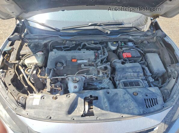 2HGFC2F66JH039182 2018 HONDA CIVIC Silver Rear interior view