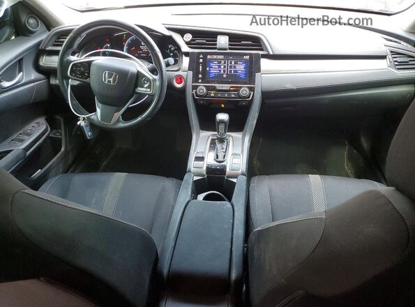 2HGFC2F66JH040560 2018 HONDA CIVIC Серый Вид панели приборов
