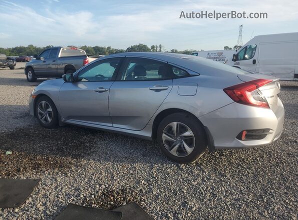 2HGFC2F66KH550215 2019 HONDA CIVIC Silver Задня ліва чверть