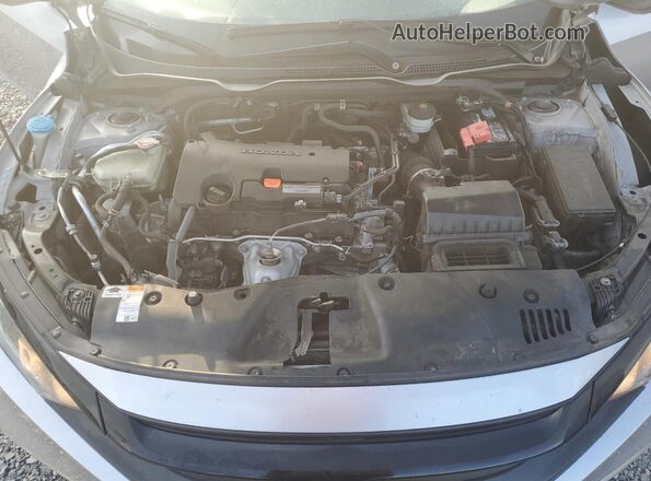 2HGFC2F66KH550215 2019 HONDA CIVIC Silver Вид задньої частини салону