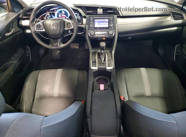 2HGFC2F66KH562767 2019 HONDA CIVIC Gray Widok deski rozdzielczej