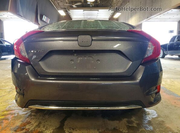 2HGFC2F66KH562767 2019 HONDA CIVIC Gray Widok z tyłu