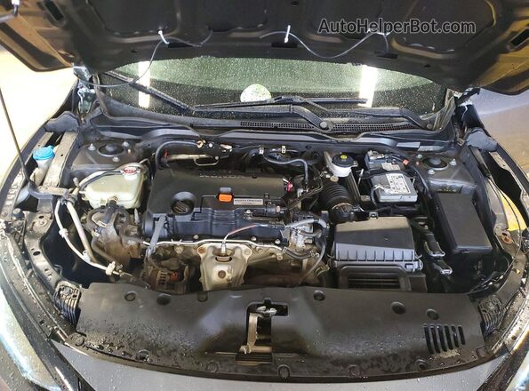 2HGFC2F66KH562767 2019 HONDA CIVIC Gray Widok wnętrza z tyłu