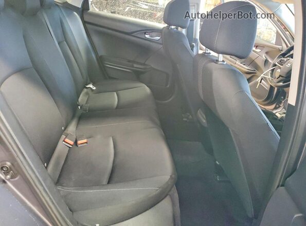 2HGFC2F66KH562767 2019 HONDA CIVIC Gray Widok tylnych siedzeń