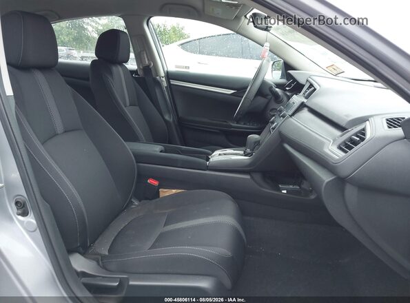 2HGFC2F66KH564907 2019 HONDA CIVIC Серебряный Вид салона спереди